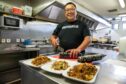 Pete Chan in his takeaway kitchen at China China, Perth
