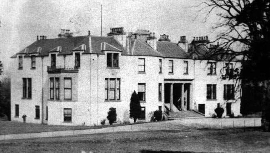 Stunning Kincaldrum House in its heyday.