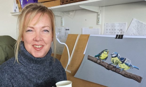 Lynsey Isles is a wildlife artist based in Blairgowrie. Image: Lynsey Isles