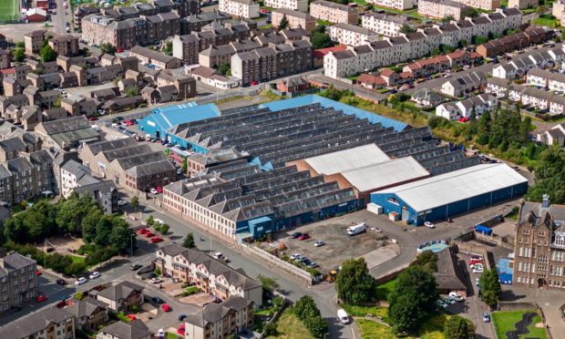 An aerial view of Manhattan Works. Image: Ryden/Graham Sibbald.