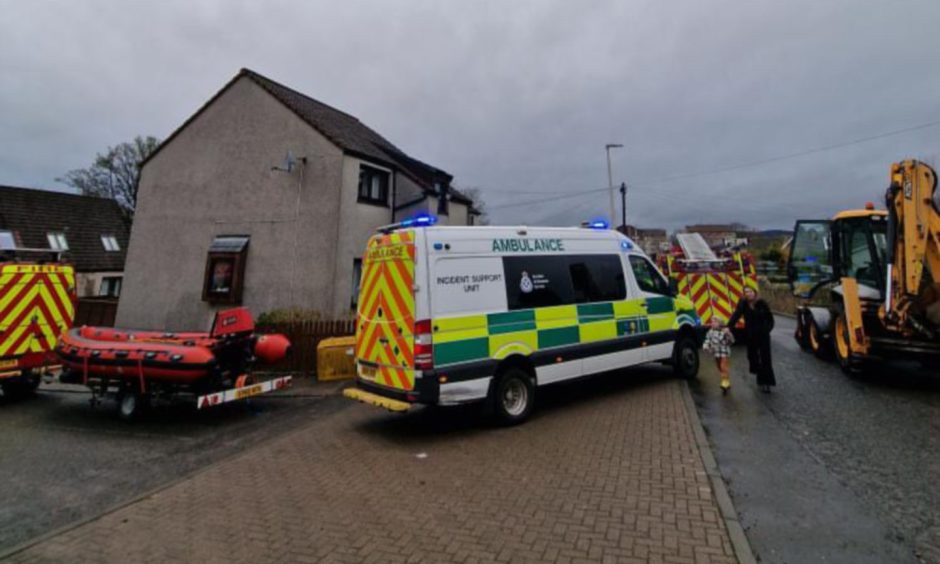 Emergency services in Cupar to rescue amid Storm Gerrit 