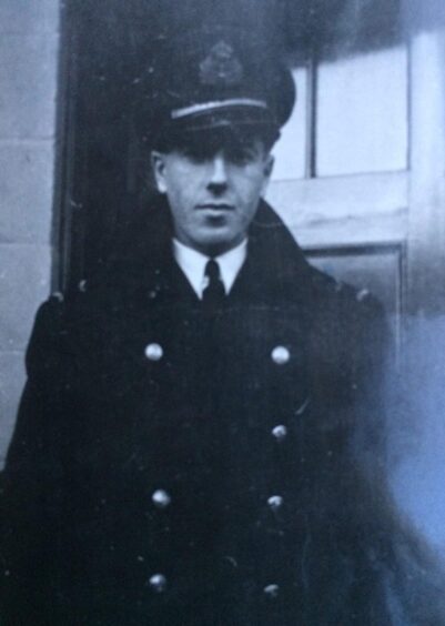 Neil Cunningham Dobson's father Norman Dobson as a Marconi radio officer in WWII. 