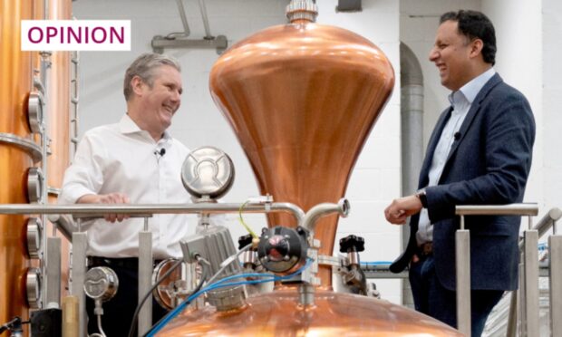 PM Sir Keir Starmer and Scottish Labour leader Anas Sarwar.