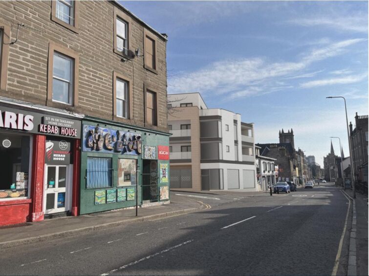 Bid for flats and shop on 'eyesore' site on Dundee's Perth Road