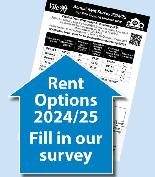 Fife Council tenants can take part in a rent survey