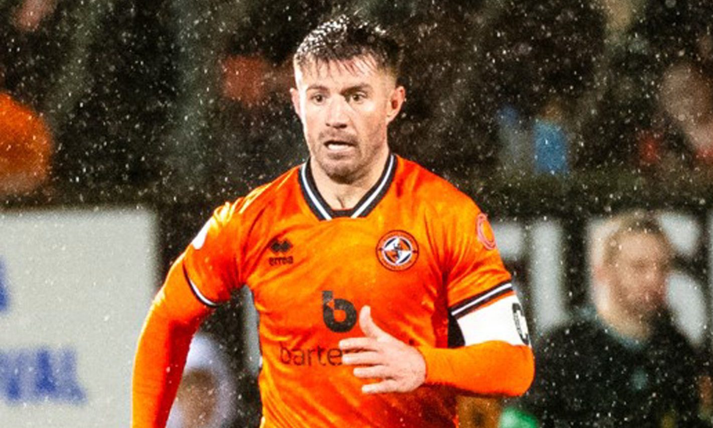 Ross Docherty in action for Dundee United