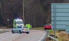 Scene of A9 crash on Hogmanay.