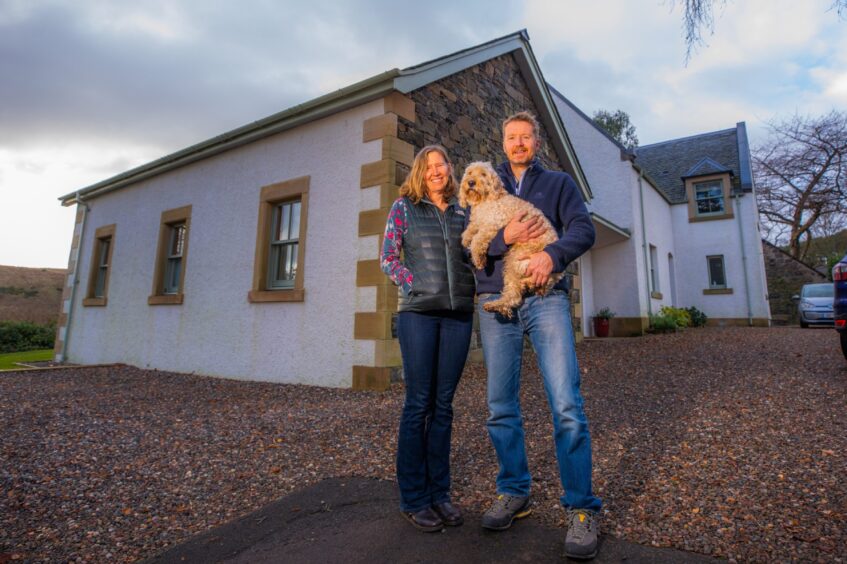 Lara and Matt moved into the house in 2016. Image: Steve MacDougall/DC Thomson