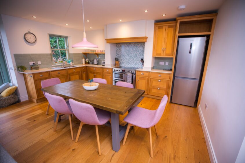 The open-plan dining area offers guests a sociable experience. Image: Steve MacDougall/DC Thomson