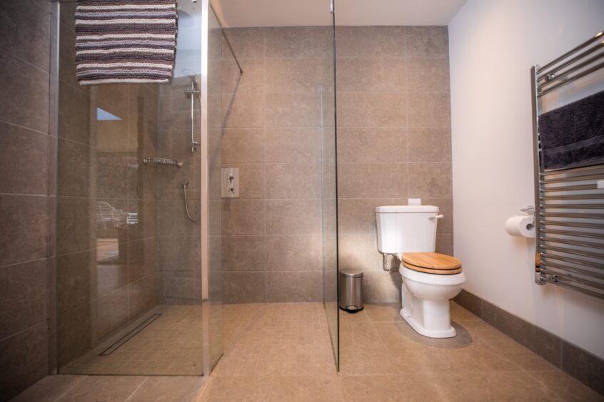 The second en suite features a walk-in shower. Image: Steve MacDougall/DC Thomson