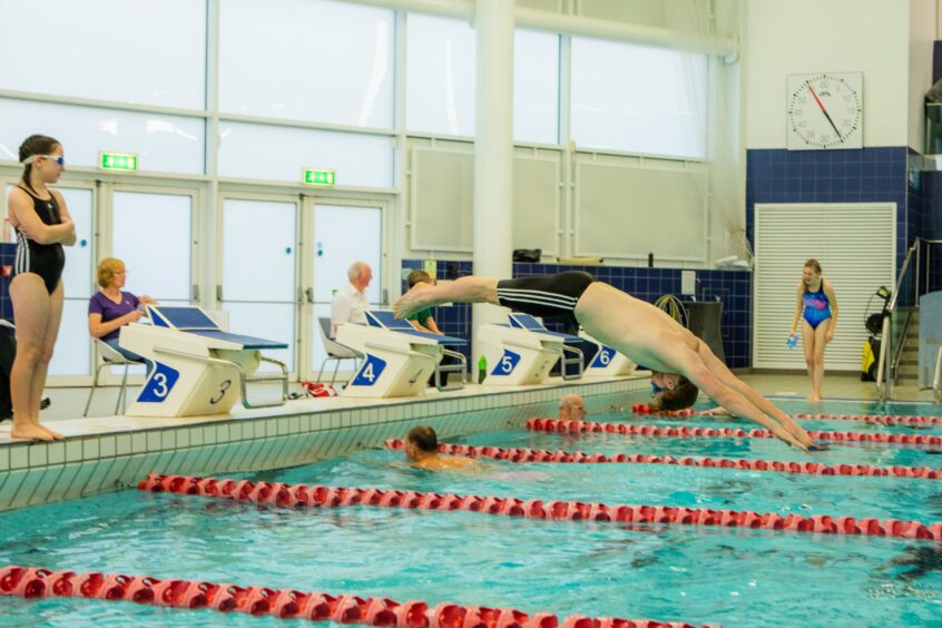 Club swimming resumes at Olympia