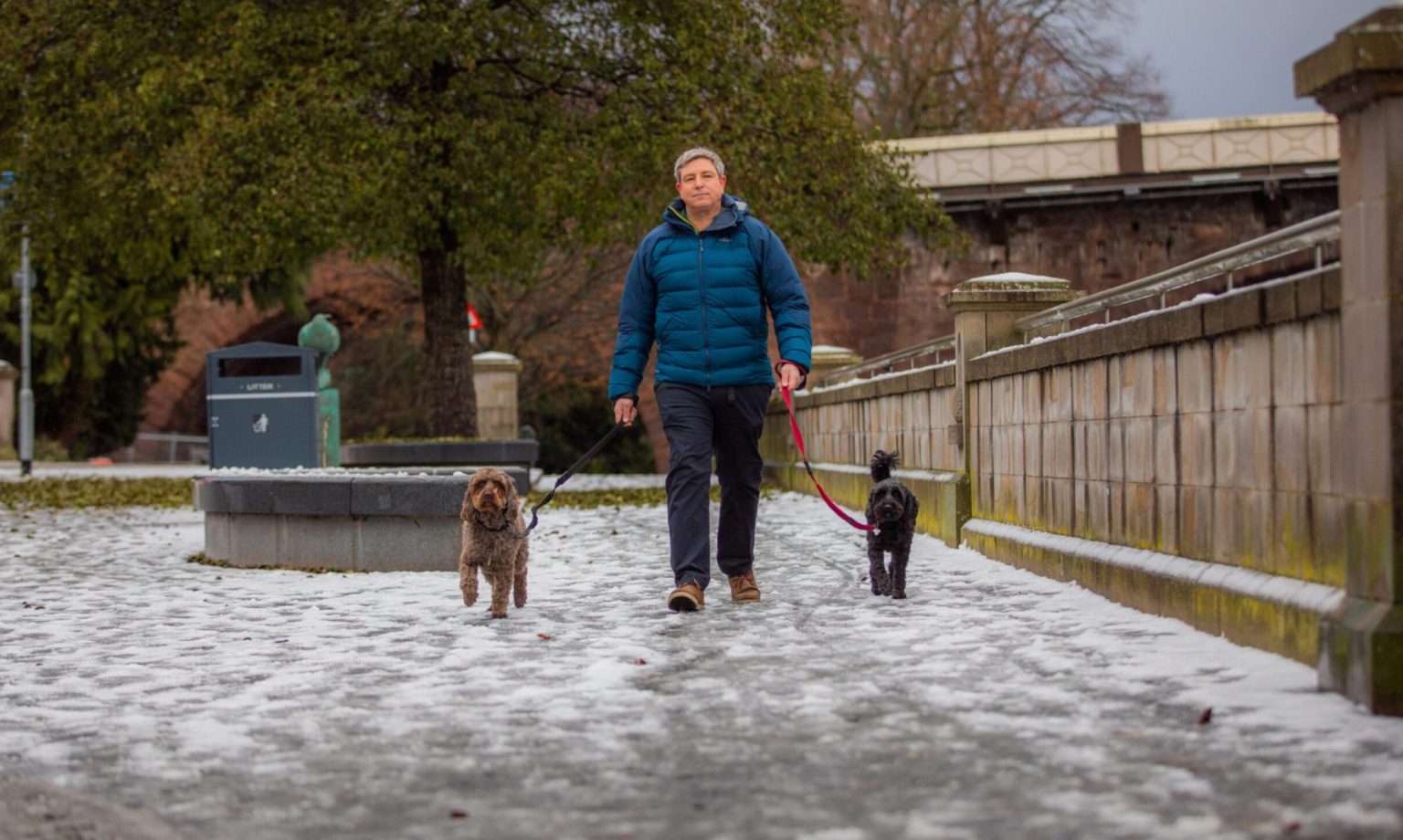Tayside and Fife wake up to 'ice rink Monday' after snow and rain