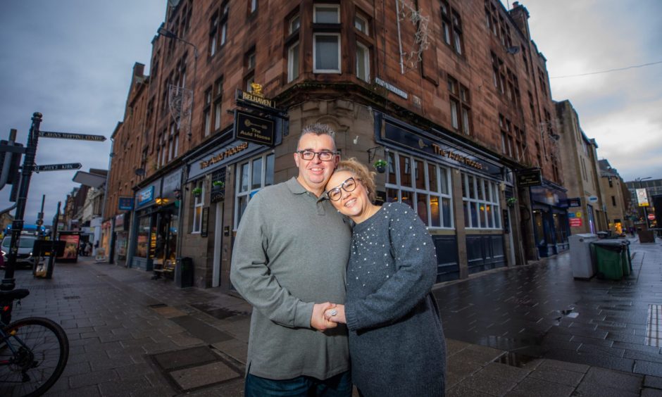 Mark O'Callaghan and his wife Lisa are giving up ownership of the Auld Hoose in Perth.
