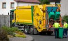 A Fife Council bin lorry in Glenrothes. Image: Steve Brown/DC Thomson