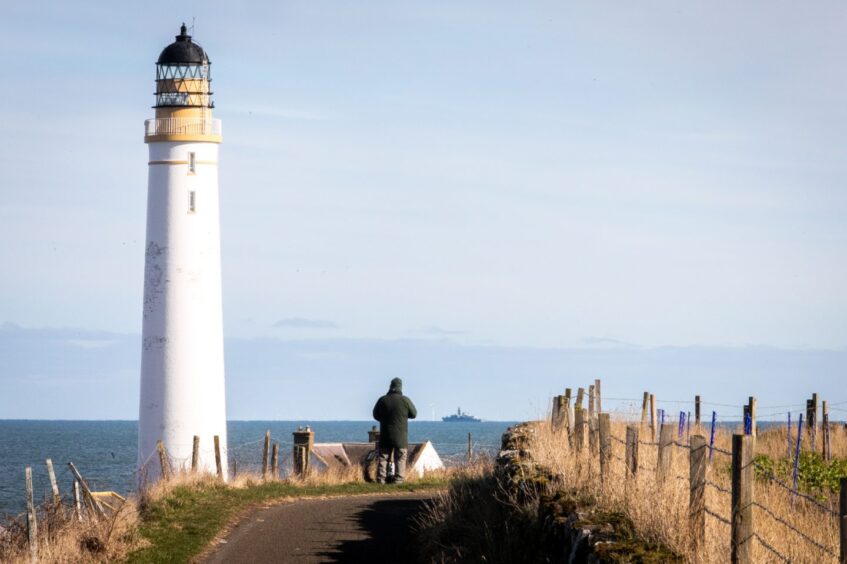 Scurdie Ness lighthouse
