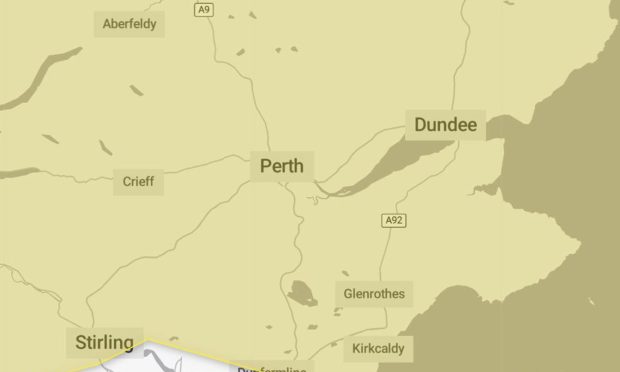 The Met Office has issued a yellow weather warning for rain and snow across Tayside and Fife.