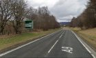 The A9 has been closed after a lorry fire near Killiecrankie. Image: Google Maps