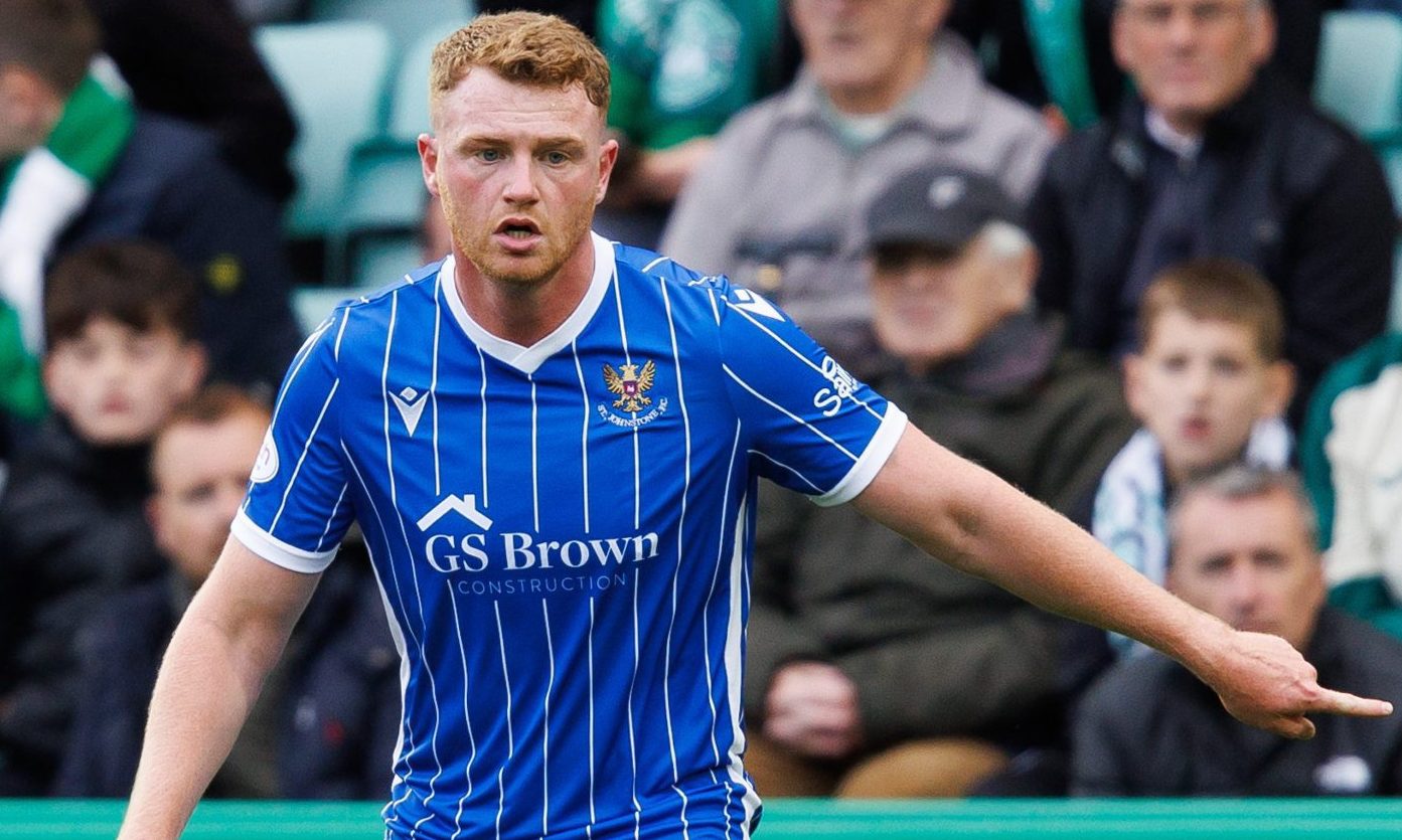 St Johnstone defender James Brown.