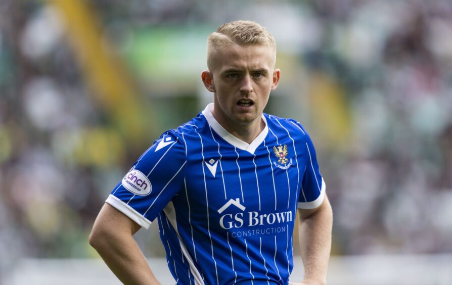 Cammy MacPherson in action for St Johnstone earlier this season.
