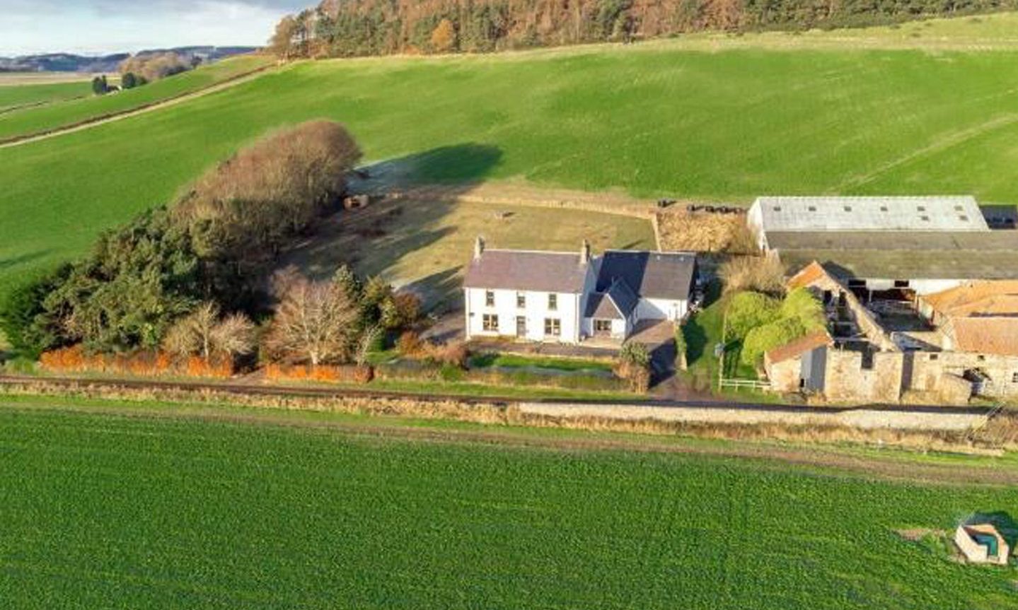 Myrecairnie Farmhouse in Fife. Image: Rettie