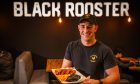 Jordan Kirkpatrick footballing franchisee has opened the Dundee branch of Black Rooster. Image: Mhairi Edwards/DC Thomson