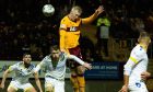 Mika Biereth equalises for Motherwell against St Johnstone.
