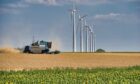 farming machinery and wind turbines