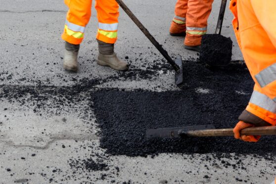 More pothole repairs may be carried out with the extra Holyrood cash. Image: Shutterstock