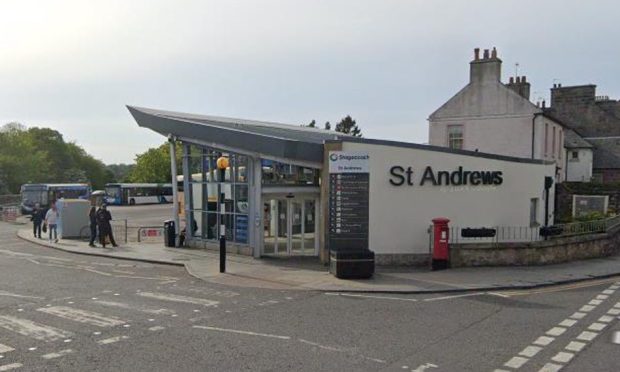 St Andrews bus station. Image: Google Maps