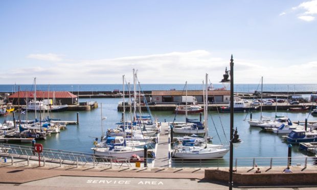 The inner harbour gates give access to Arbroath marina. Image: DC Thomson
