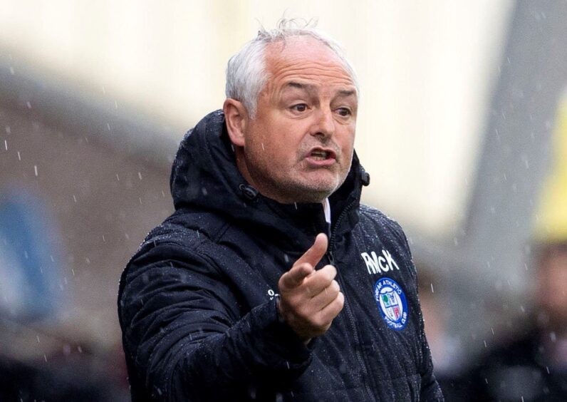 Forfar manager Ray McKinnon.