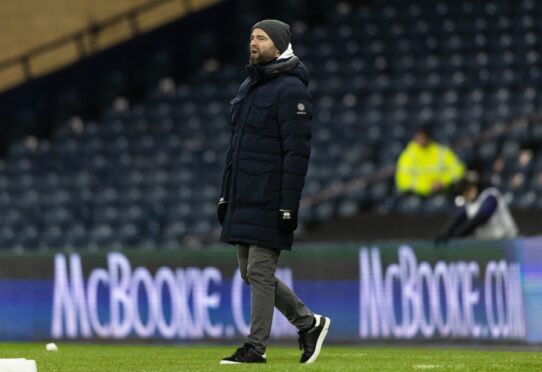 Dunfermline manager James McPake. Image: SNS.