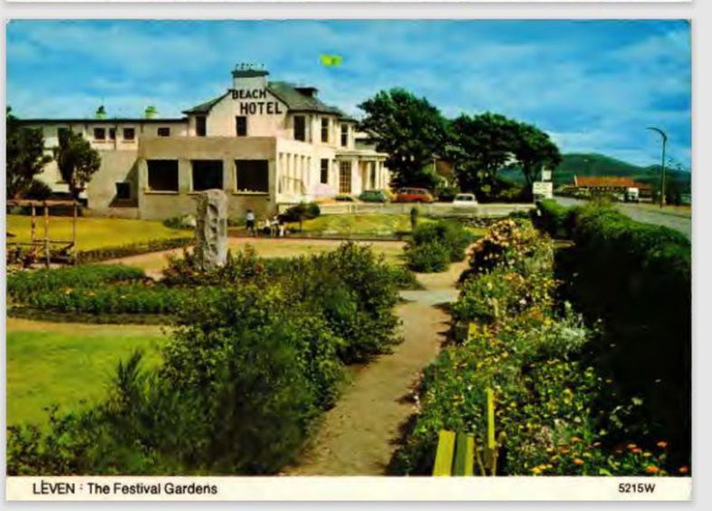 The Leven Beach Hotel with Festival Gardens. Image: Supplied by Old Manor Hotel.