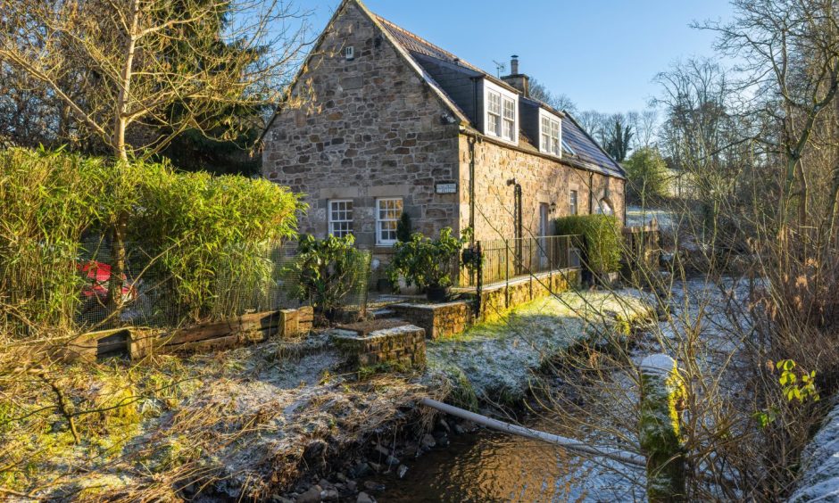 Chalmers Mill has an idyllic location next to Ceres Burn