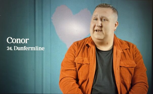 Conor Boyle from Dunfermline appearing on First Dates.