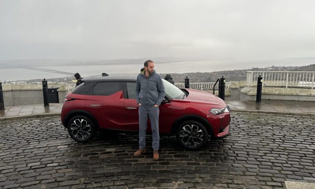 Jack McKeown stands beside the The DS 3