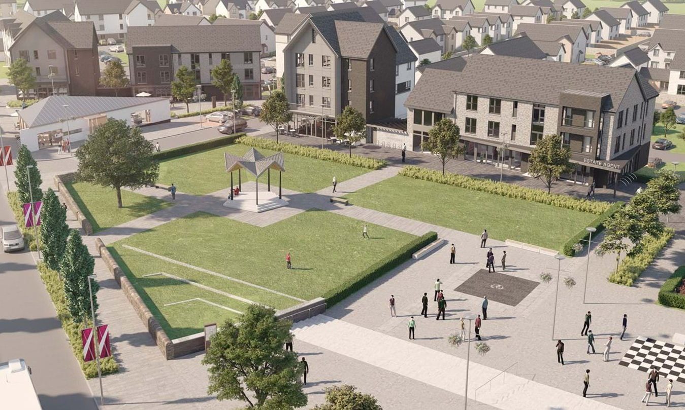 Artist impression of the Durieshill development in Stirling.