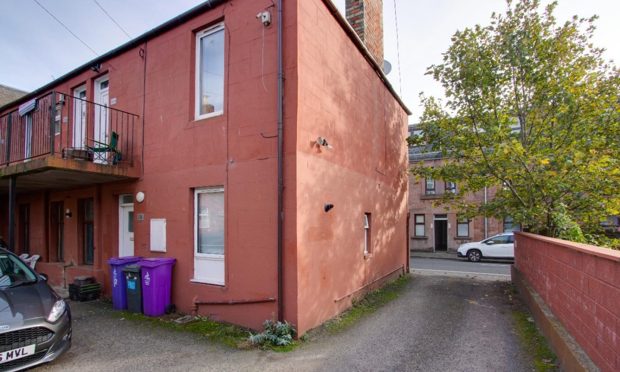 This £50k flat in Arbroath comes with off street parking. Image: TSPC.