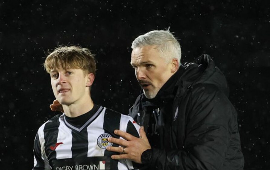 Alex Greive, left, and Jim Goodwin together at St Mirren