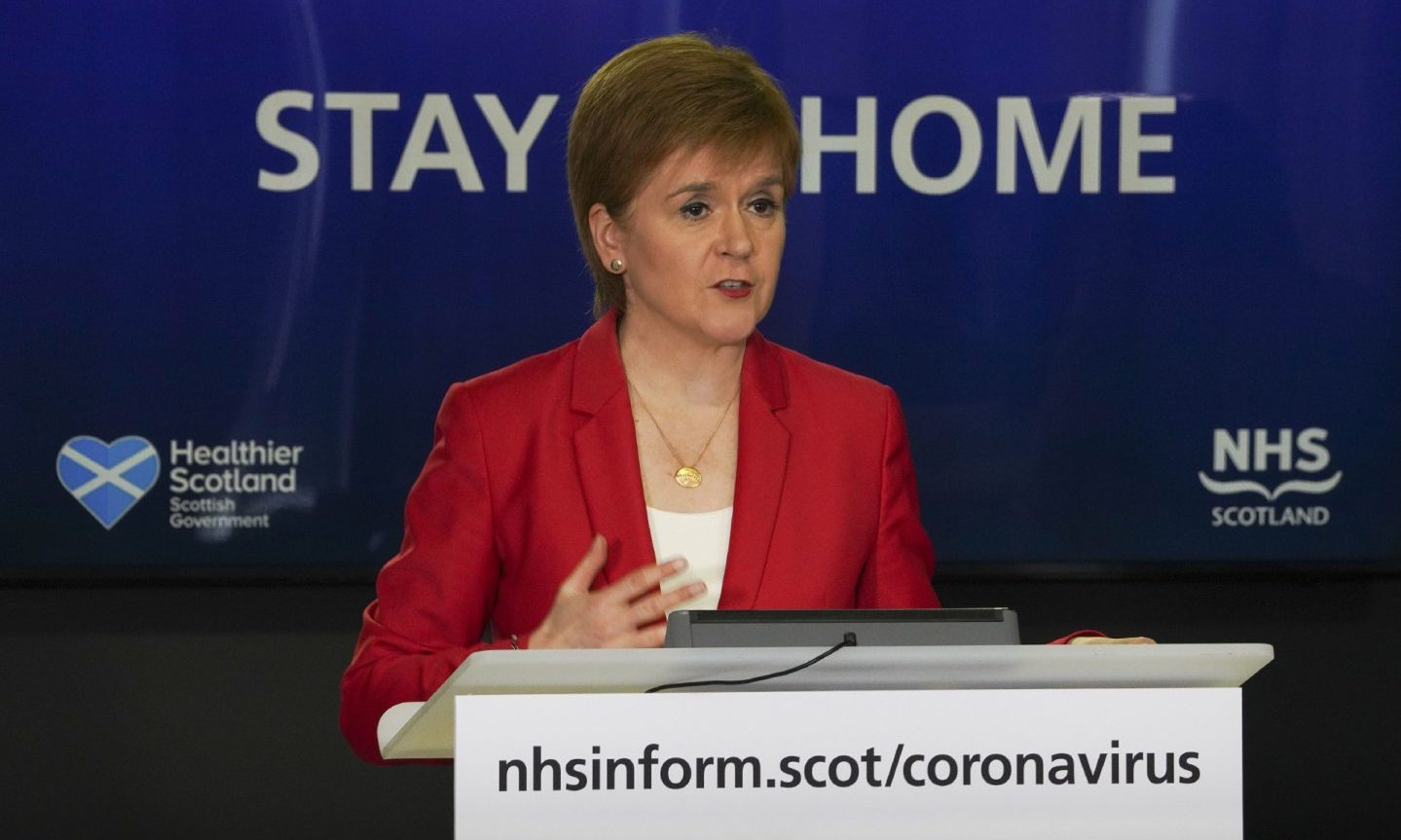 Nicola Sturgeon covid briefing May 10