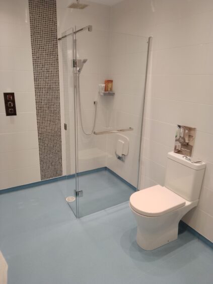 an example of showers for elderly and disabled