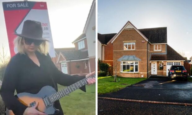 Esate agent Jenny McLaughlan has released a spoof music video in an attempt to sell a Dundee home. Image: Jenny McLaughlan/YouTube/Keller Williams