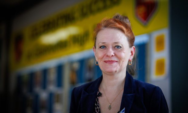 Ms Mitchell joined the Kirkcaldy secondary in October. Image: Steve Brown/DC Thomson.