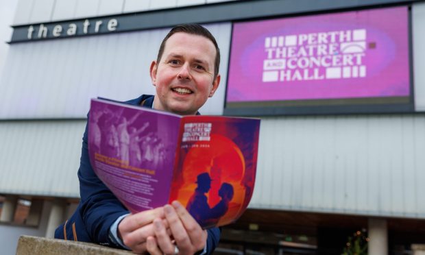 Chris Glasgow has outlined plans for the future of Perth Theatre and Concert Hall. Image: Kenny Smith/DC Thomson.