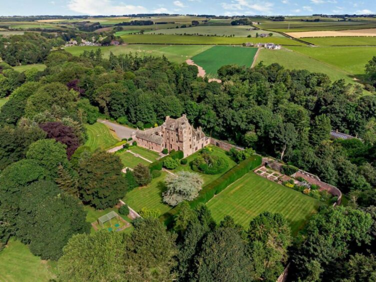 Kelly Castle near Arbroath.