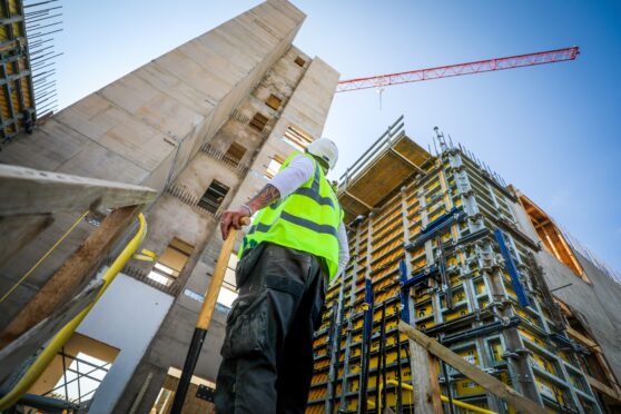 Work on the expansion of the Baldovie site in 2018. Image: Kris Miller/DC Thomson