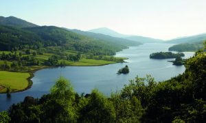 Queen's View, showing Loch Tummel and Schiehallion