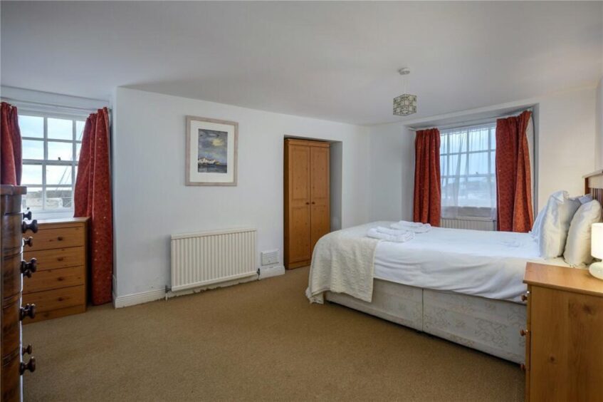The ground floor bedroom at St Monans Harbour House 