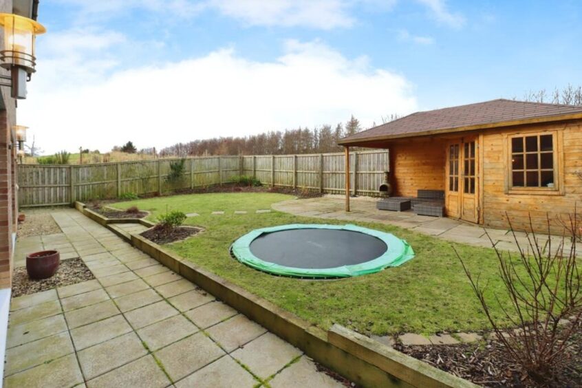 Garden of Fife home on the market for £500k 
