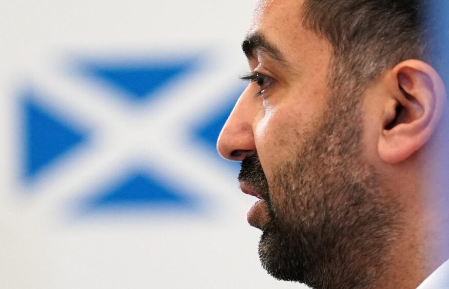 First Minister Humza Yousaf. Image: PA